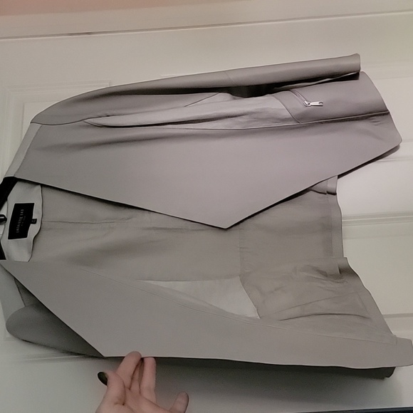 Layfette 148 Gray Leather Jacket - Picture 3 of 7